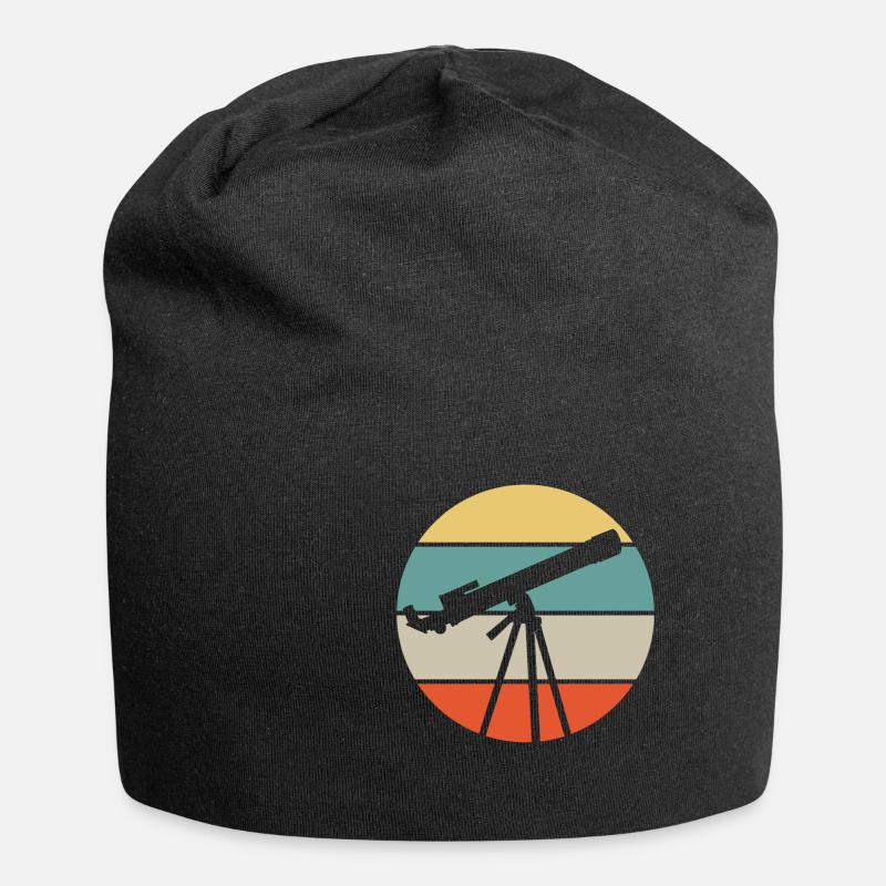 Astronomie du télescope - Bonnet en jersey - noir