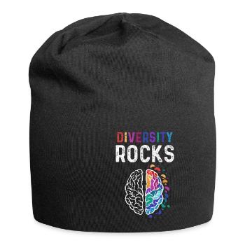 autisme - Bonnet en jersey - noir - Devant