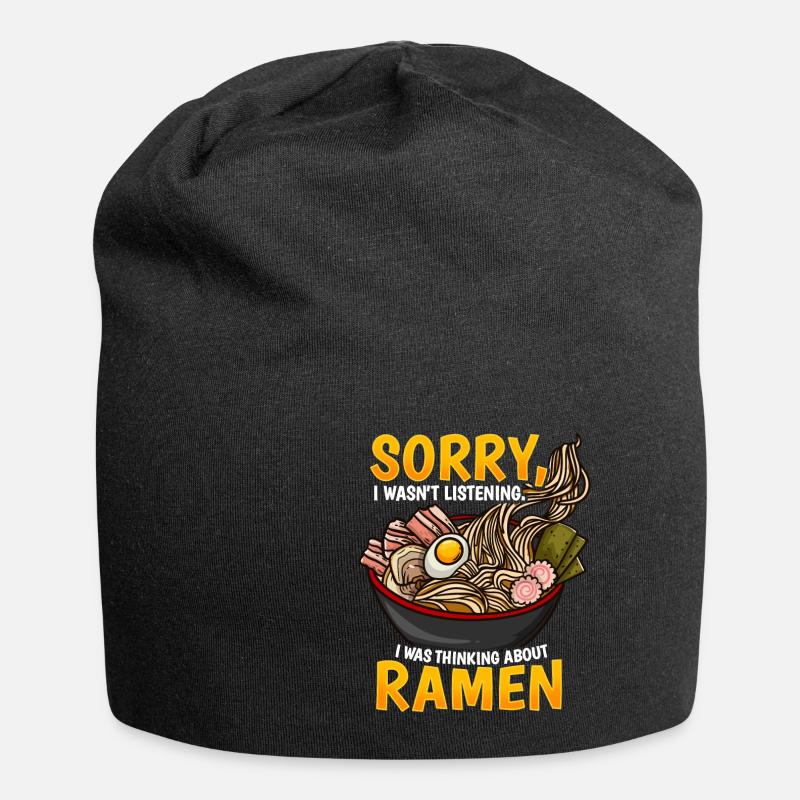Ramen - Jersey-Beanie - Schwarz