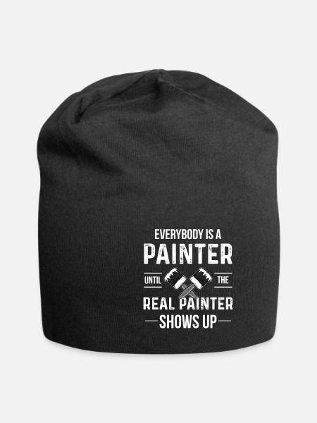 Painter painting - Jersey Beanie - black