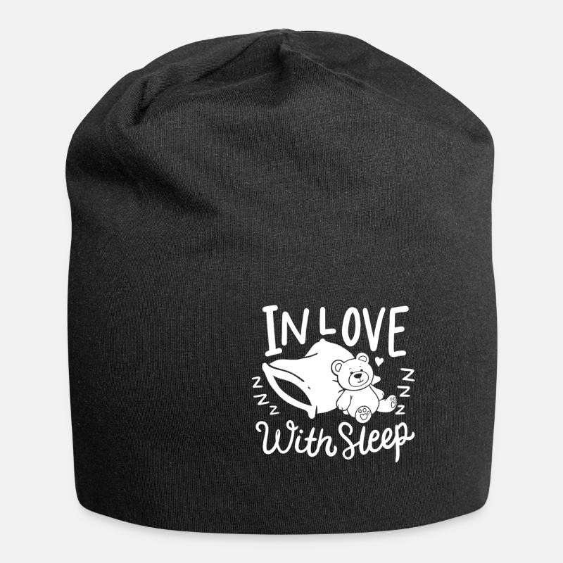 Dormir - Bonnet en jersey - noir