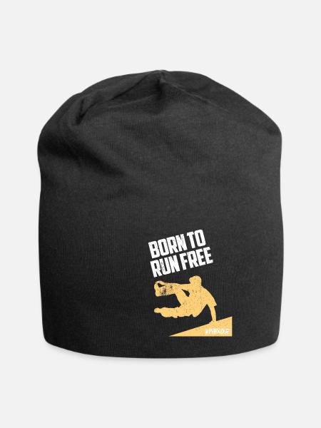 Parkour Freerunner Geschenk - Jersey-Beanie - Schwarz