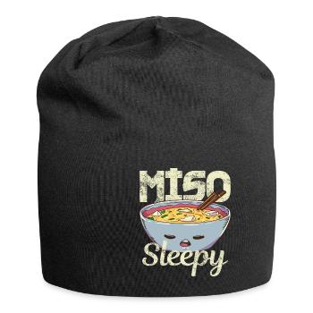 Miso Suppe - Jersey-Beanie - Schwarz - Vorne