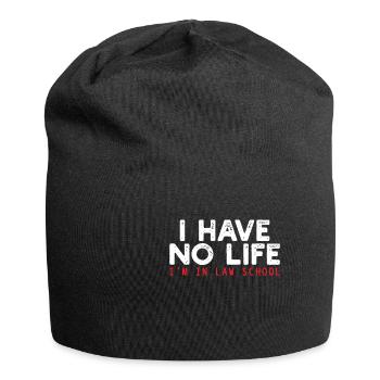 Law student - Jersey Beanie - black - Front