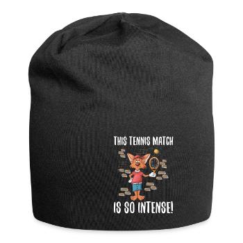 Dieses Tennis match is Intense Tennis Players Geschenk - Jersey-Beanie - Schwarz - Vorne