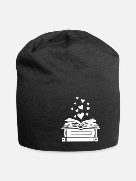 Books book - Jersey Beanie - black