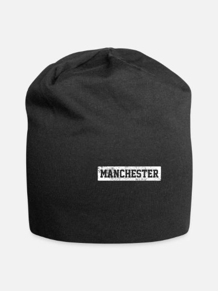 Manchester - Jersey Beanie - black