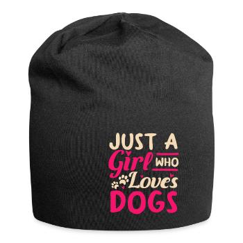Propriétaire de chiens propriétaire - Bonnet en jersey - noir - Devant