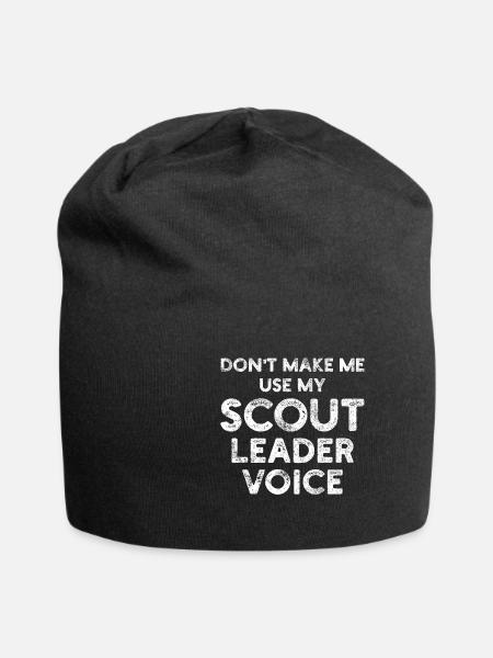 Scout team leader leader - Jersey Beanie - black