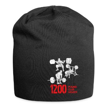 1200 Pound Club Member 2 - Bodybuilder Powerlifter - Jersey Beanie - black - Front