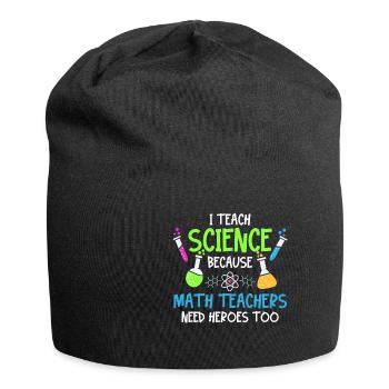 Professeur de physique chimie - Bonnet en jersey - noir - Devant
