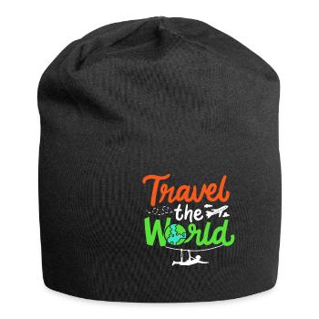 World Travel - Jersey Beanie - black - Front