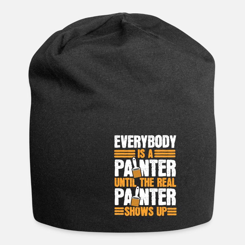painter - Jersey Beanie - black