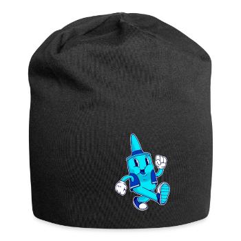 Nasenspray verstopfte Nase Nasal Witzig Junkie - Jersey-Beanie - Schwarz - Vorne