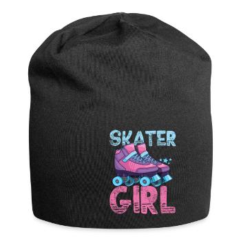 Rollschuhe - Jersey-Beanie - Schwarz - Vorne