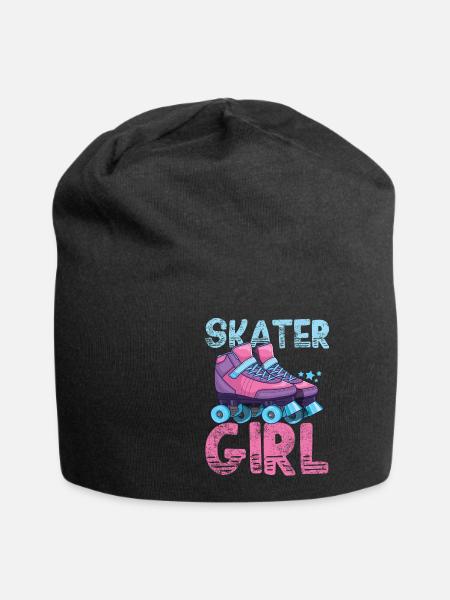 Rollschuhe - Jersey-Beanie - Schwarz