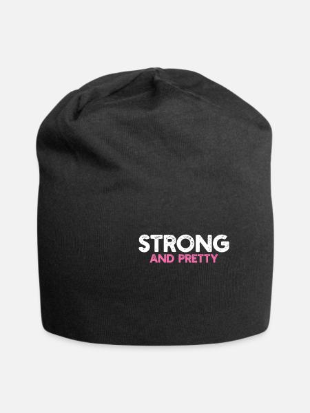 Fitness - Jersey-Beanie - Schwarz