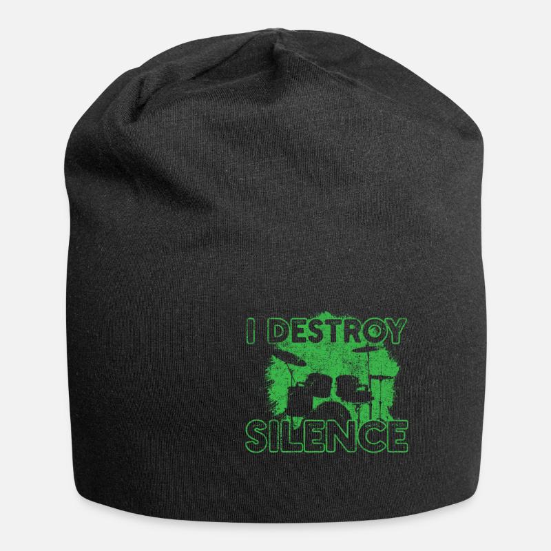 Schlagzeuger Schlagzeug - Jersey-Beanie - Schwarz