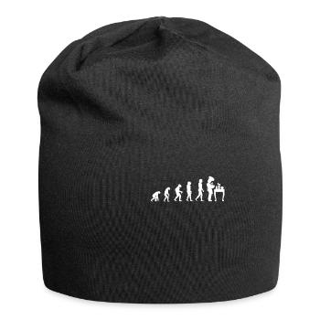 evolution of cooking - Jersey-Beanie - Schwarz - Vorne