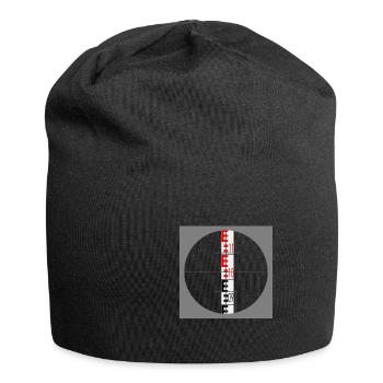 Geodesy surveying technology leveling staff - Jersey Beanie - black - Front