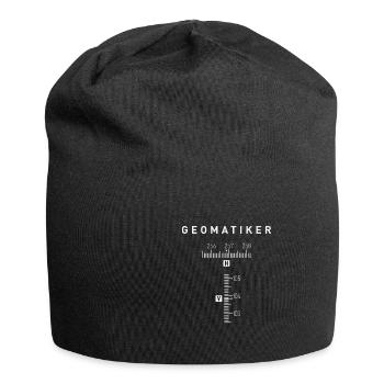 Geomatiker Vermessungstechnik Okular Theodolit - Jersey-Beanie - Schwarz - Vorne