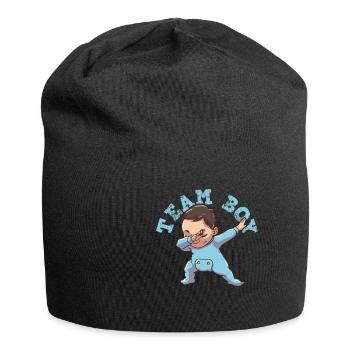 Gender Reveal Team boy - Jersey Beanie - black - Front