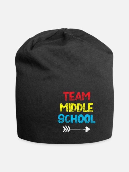 Mittelschule - Jersey-Beanie - Schwarz