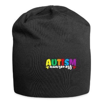 Autisme - Bonnet en jersey - noir - Devant