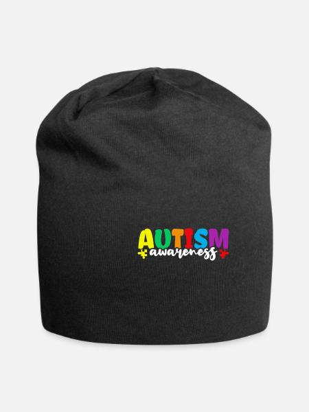 Autisme - Bonnet en jersey - noir