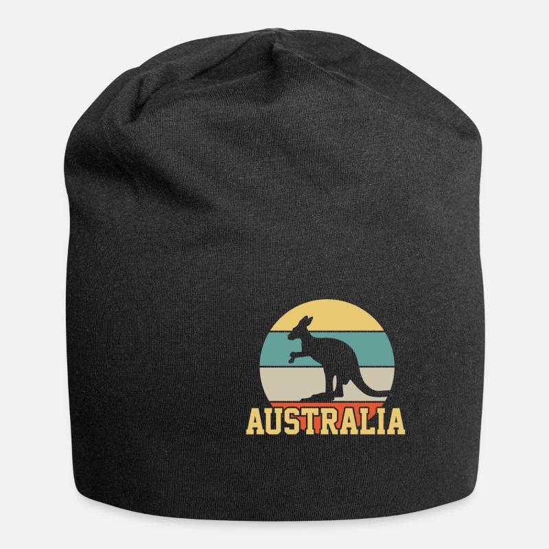 Australia - Jersey Beanie - black