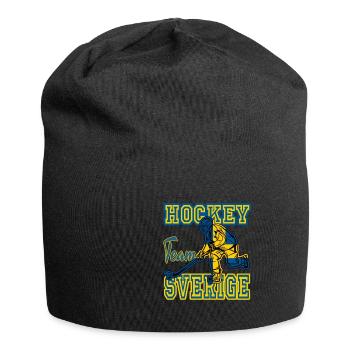 Sweden, ice hockey - Jersey Beanie - black - Front