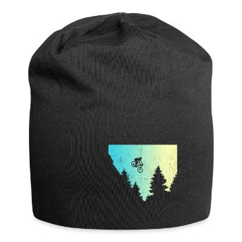 Mountain biker MTB gift Funny saying - Jersey Beanie - black - Front