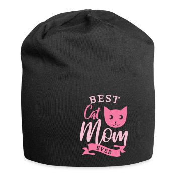 Best Cat Mom Ever Best Cat Mom Kitten - Jersey Beanie - black - Front