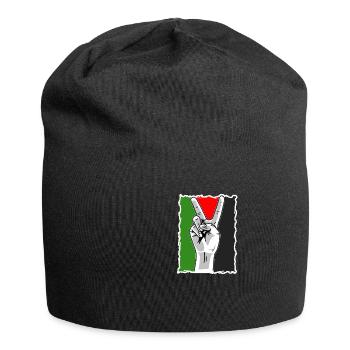Free Gaza Free Palestine Liberté pour la Palestine - Bonnet en jersey - noir - Devant