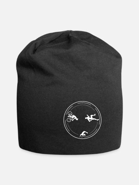 Triathlon Triathlete Shirt - Jersey-Beanie - Schwarz