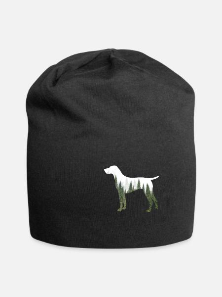 Deutsch Kurzhaar Frauchen Shirt - Jersey-Beanie - Schwarz