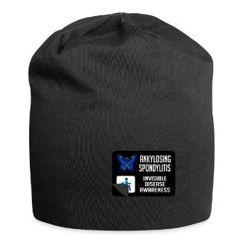 Ankylosing Spondylitis Butterfly Arthritis Kri - Jersey Beanie - black - Front
