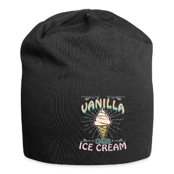 Vanilla is for Ice Cream Retro Domina Sklavin Bond - Jersey-Beanie - Schwarz - Vorne