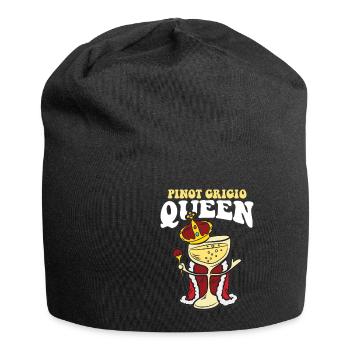 PINOT GRIGIO QUEEN - Jersey-Beanie - Schwarz - Vorne