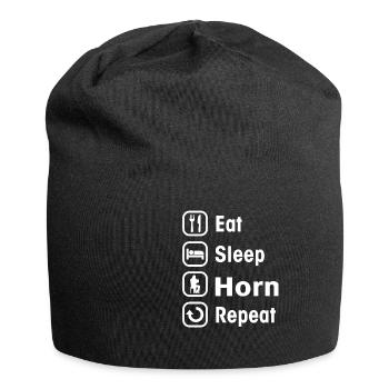 horn - Jersey Beanie - black - Front