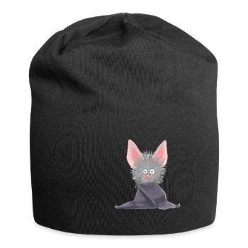 Chauve-souris, Noctambule, Suceur De Sang, Faune, Bébé - Bonnet en jersey - noir - Devant