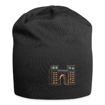 Ischtar-Tor Stadttor von Babylon - Jersey-Beanie - Schwarz - Vorne