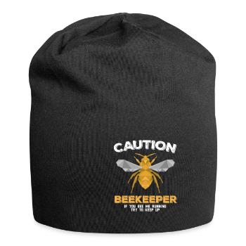 Cadeau apicole apiculteur - Bonnet en jersey - noir - Devant