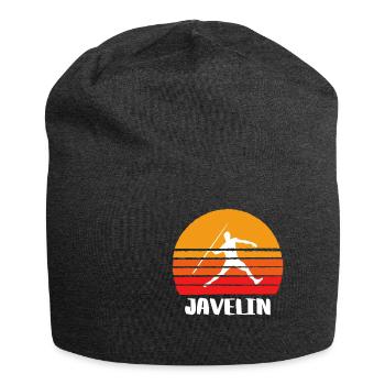 Javelin Sunset - Jersey Beanie - charcoal grey - Front