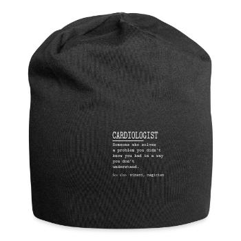 CARDIOLOGIST - Jersey Beanie - black - Front