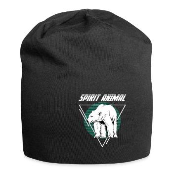 Polar bear - Jersey Beanie - black - Front