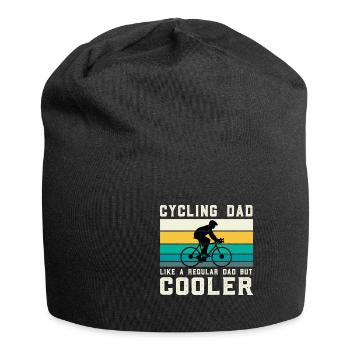 Radfahrender Papa - Jersey-Beanie - Schwarz - Vorne