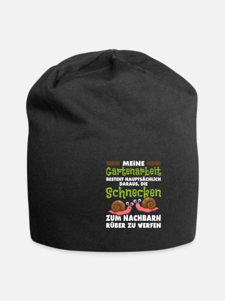 Gärtner Hobbygärtner Gartenarbeit Gemüsegärtner - Jersey-Beanie - Schwarz