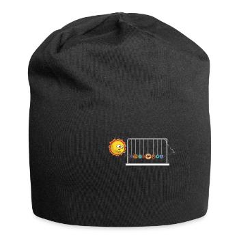 Enfants planète soleil planètes Newton pendule Pluton - Bonnet en jersey - noir - Devant