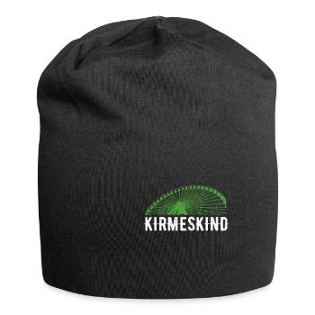 Jahrmarkt Kirmes Kirmeskind Rummelplatz Riesenrad - Jersey-Beanie - Schwarz - Vorne